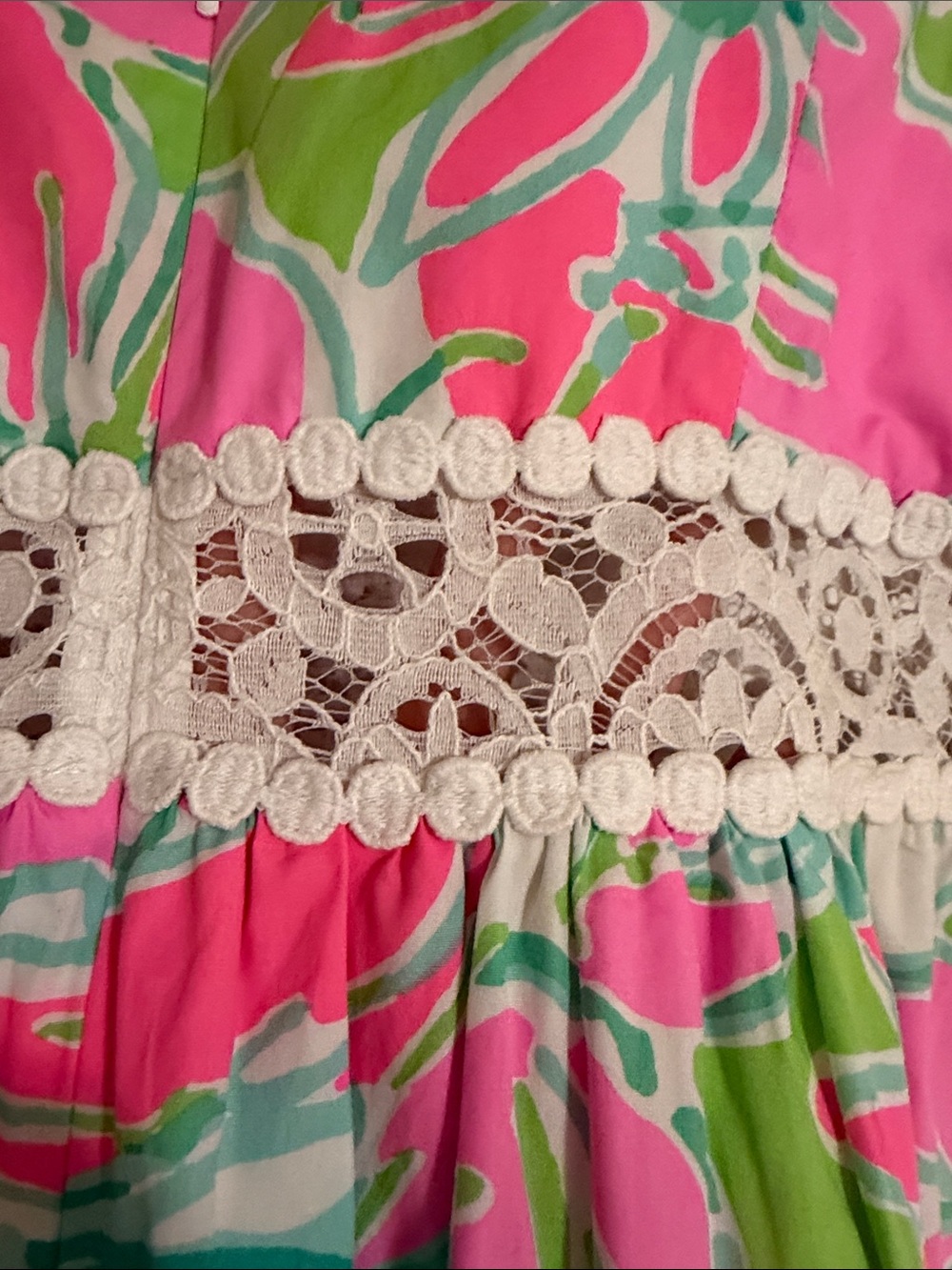 Lilly Pulitzer Rosemarie Dress - Don't Give a Cluck - Size 10 - Picture 5 of 5